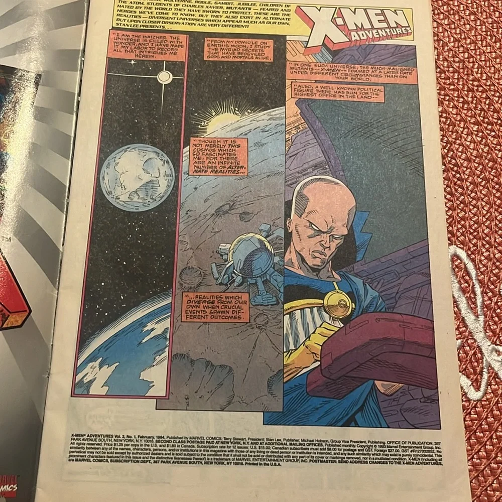 Marvel Comics~ X-Men Adventures Season II Issue No.1 ~ Sinister Ceremonies 1994